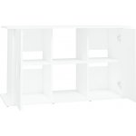 Vidaxl stojan kompozitní dřevo bílý 101 x 41 x 58 cm – Zboží Dáma