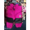 Kojenecké kalhoty a kraťasy KUGO Dívčí šusťákové kalhoty zateplené K6970 růžová