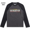 Dětské tričko Quiksilver Raglan LS KTAH charcoal heather