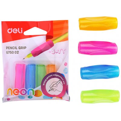 LUMA Násada trojhranná na tužku 4ks NEON DELI EU75002 – Hledejceny.cz