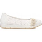 Rieker L3062-80 dámské baleríny bílé – Zboží Dáma