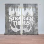 Sablio Záclony Stranger Things White: 2ks 150x250cm – Hledejceny.cz