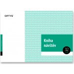 Optys 1288 Kniha návštěv Lamino A4 nepropisující 32 listů – Zboží Dáma