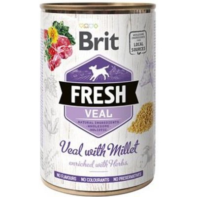 Brit Fresh Dog Veal with Millet 400g