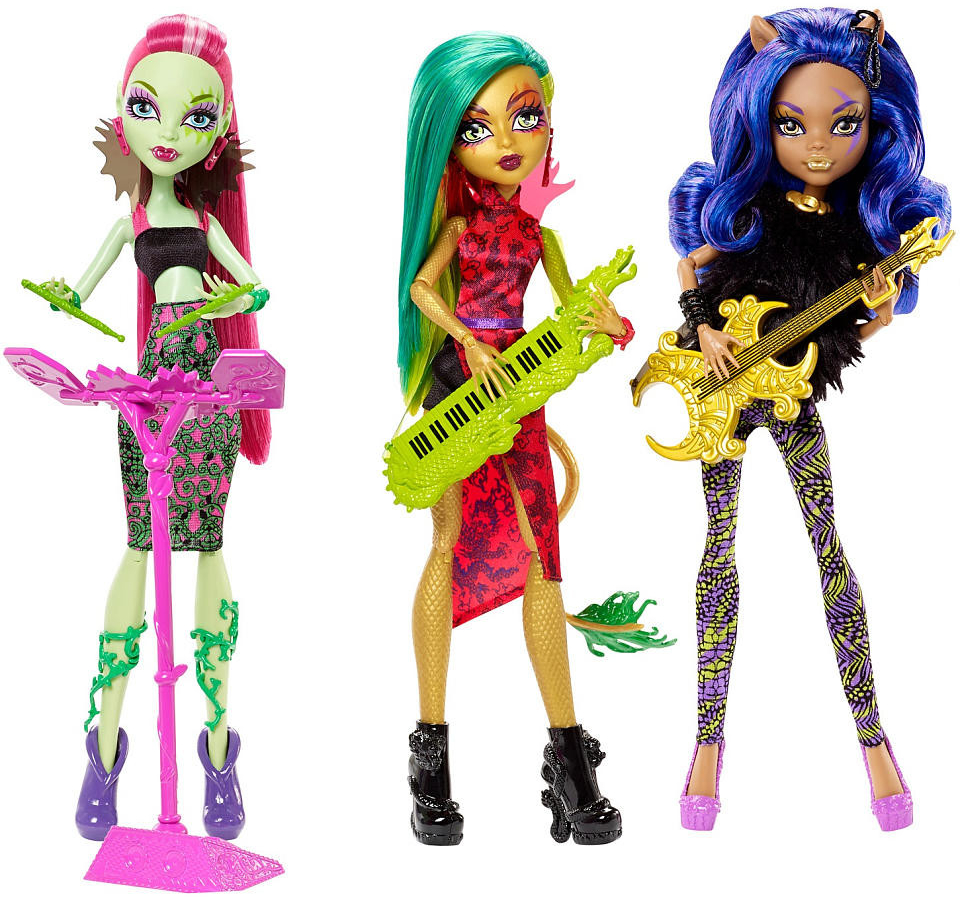 Mattel Monster High Trio Rockers Venus McFlytrap Jinafire Long Robecca  Steam 27 cm od 1 799 Kč - Heureka.cz