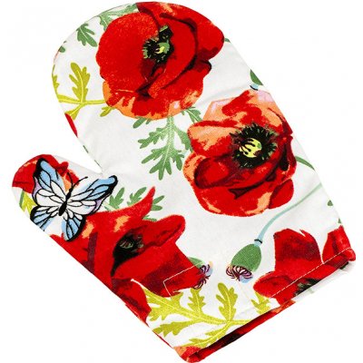 Bellatex Kuchyňská chňapka Červená Bílá Zelená 28 x 18 cm – Zboží Dáma