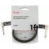 Fender Professional Series Instrument Cables A/A 15 cm Black Bowl