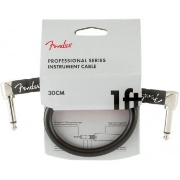 Fender Professional Series Instrument Cables A/A 15 cm Black Bowl