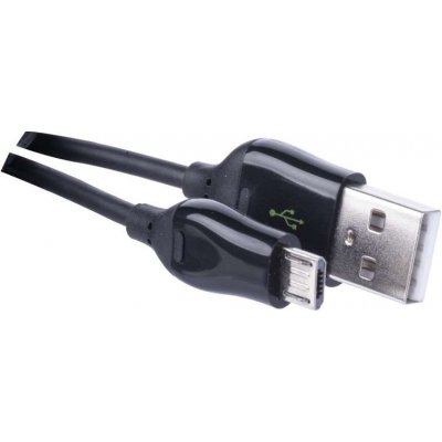 Emos SM7004B USB 2.0 A/M - micro B/M, 1m, černý – Zboží Mobilmania