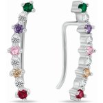 Brilio Silver náušnice EA1107WRBW – Hledejceny.cz