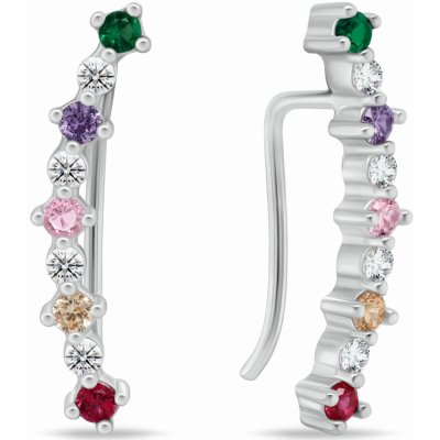 Brilio Silver náušnice EA1107WRBW – Hledejceny.cz