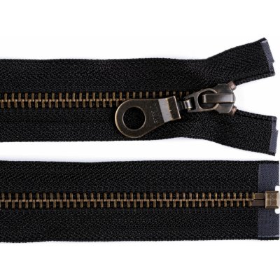 Staromosazný zip YKK No 5 délka 80 cm bundový, střední, černá – Hledejceny.cz
