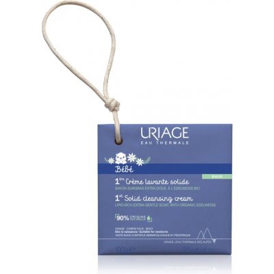 Uriage Bébé 1st Créme lavante solide krémové mýdlo pro jemnou a hladkou pokožku pro děti od narození 100 g – Zboží Dáma