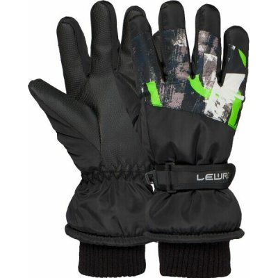 Lewro Danni Dětské zimní rukavice, černá – Zboží Mobilmania
