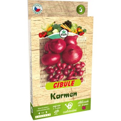 BIOM Pásek výsevný Cibule Karmen 5 m – Zboží Mobilmania