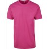 Pánské Tričko Build Your Brand pánské tričko s kulatým výstřihem BY004 Hibiskus Pink