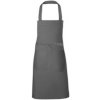 Zástěra Link Kitchen Wear Hobby zástěra X994 Dark Grey Pantone 431 80 x 73 cm