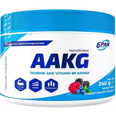 6Pak Nutrition Arginine AAKG 240g – Zboží Mobilmania