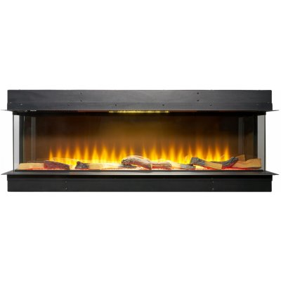 Adam Nástěnný krb Sahara 2000 W 130,4 x 49 cm černý – Zboží Dáma