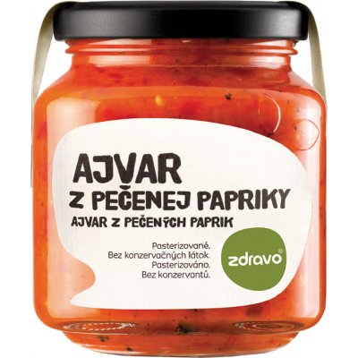 ZDRAVO Ajvar z pečených paprik 300 g – Sleviste.cz