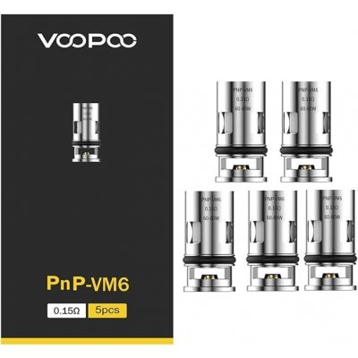 Voopoo PnP-VM Coil 5 ks 0.15 ohm – Hledejceny.cz