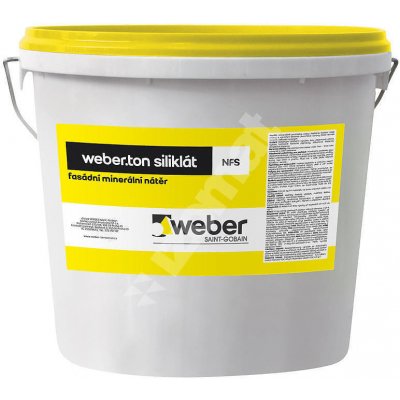 Weber weber.ton silikát Silikátová fasádní barva 5 kg – Zboží Mobilmania