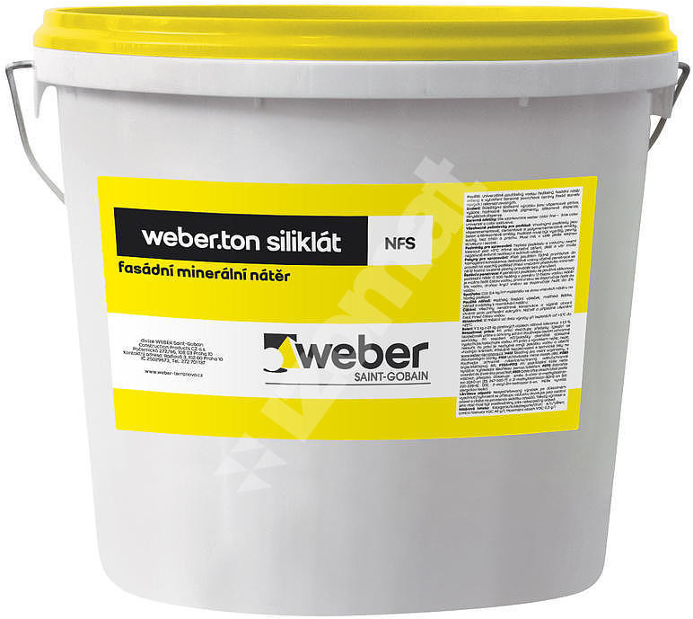 Weber weber.ton silikát Silikátová fasádní barva 5 kg od 1 199 Kč -  Heureka.cz