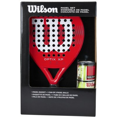 Wilson Optix XP Padel Kit Box - red – Zboží Dáma