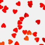 PartyDeco Konfety srdíčka červená 1,6 x 1,6 cm 15g – Zboží Dáma