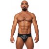 Pánské erotické prádlo Mister B Leather Premium Jockstrap Black - kožené jocksy - MEDIUM