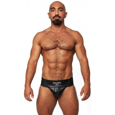 Mister B Leather Premium Jockstrap Black - kožené jocksy - MEDIUM – Hledejceny.cz