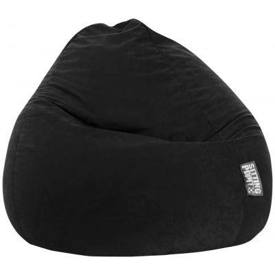 Beanbag sedací vak Easy XXL 80 x 130 cm černý – Zboží Dáma