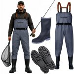 RealG RC-K-2565 Brodící kalhoty s opaskem, vel. 45, šedé – Zboží Mobilmania