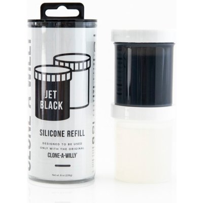 Clone A Willy Refill Jet Black Silicone