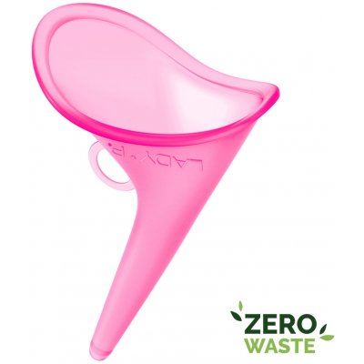 LadyP pomůcka pro čůrání vestoje růžová Obal: Zero waste – bez plastového a papírového obalu