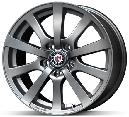 Platin P58 7x17 5x108 ET48 grey