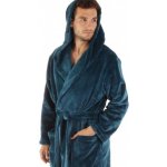 Vestis Dlouhý župan SIENA s kapucí petrolejová – Hledejceny.cz