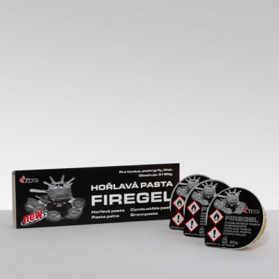Firegel-hořlavá pasta box 3 x 80 g – Zboží Mobilmania