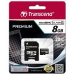 Transcend microSDHC 8 GB Class 10 TS8GUSDHC10 – Sleviste.cz