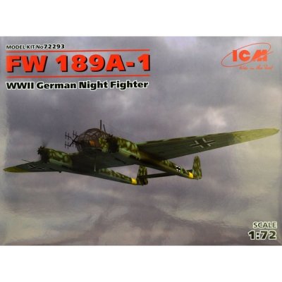 ICM Focke Wulf FW 189A-1 German Night Fighter WWII 72293 1:72