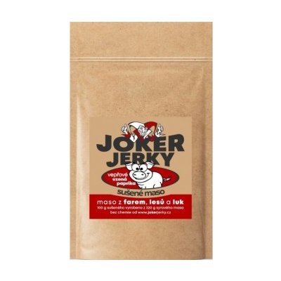 Joker Jerky Vepřové UZENÁ PAPRIKA sušené maso 75 g