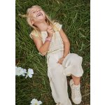 Mayoral overal s krátkým rukávem úpletový Boho smetanový – Zboží Dáma