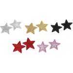 Nažehlovací hvězda s glitry - 65 mm – Hledejceny.cz