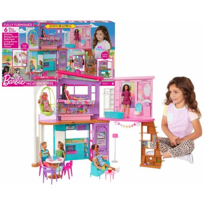 Mattel Barbie párty dům v Malibu HCD50