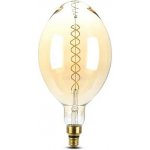 V-TAC žárovka Filament E27 8W BF180 bílá teplá VT-2168D Amber Dimmable – Hledejceny.cz