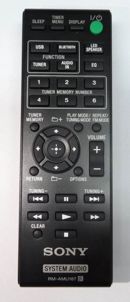 Dálkový ovladač Sony RM-AMU187