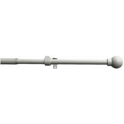 Záclonová souprava roztažitelná Koule 16/19 mm bílá, 200 - 350 cm – Hledejceny.cz