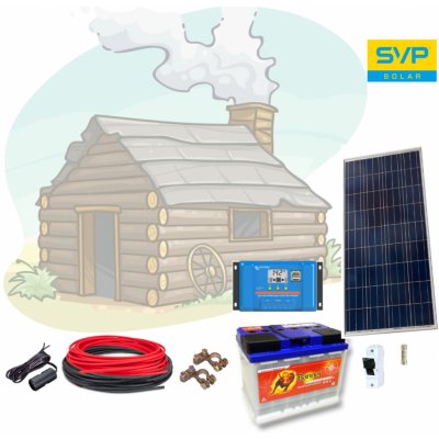 SVP solar 12V fotovoltaický ostrovní systém 115Wp 80Ah – Zboží Mobilmania