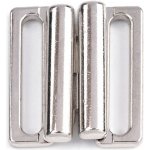 Pro Háčkování Plavkové zapínání šíře 20 mm kovové, nikl – Zboží Mobilmania