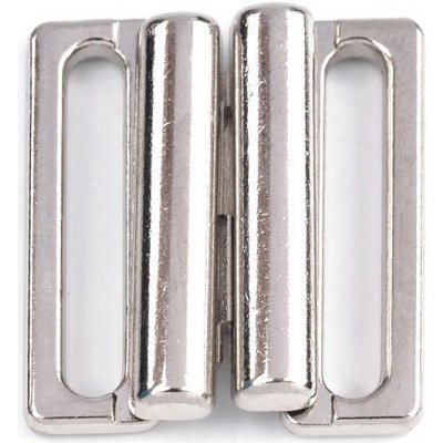 Pro Háčkování Plavkové zapínání šíře 20 mm kovové, nikl – Zboží Mobilmania